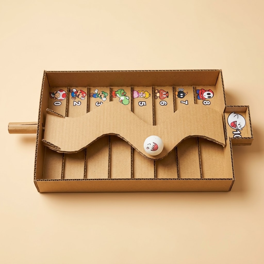 Juego de puntos de cartón