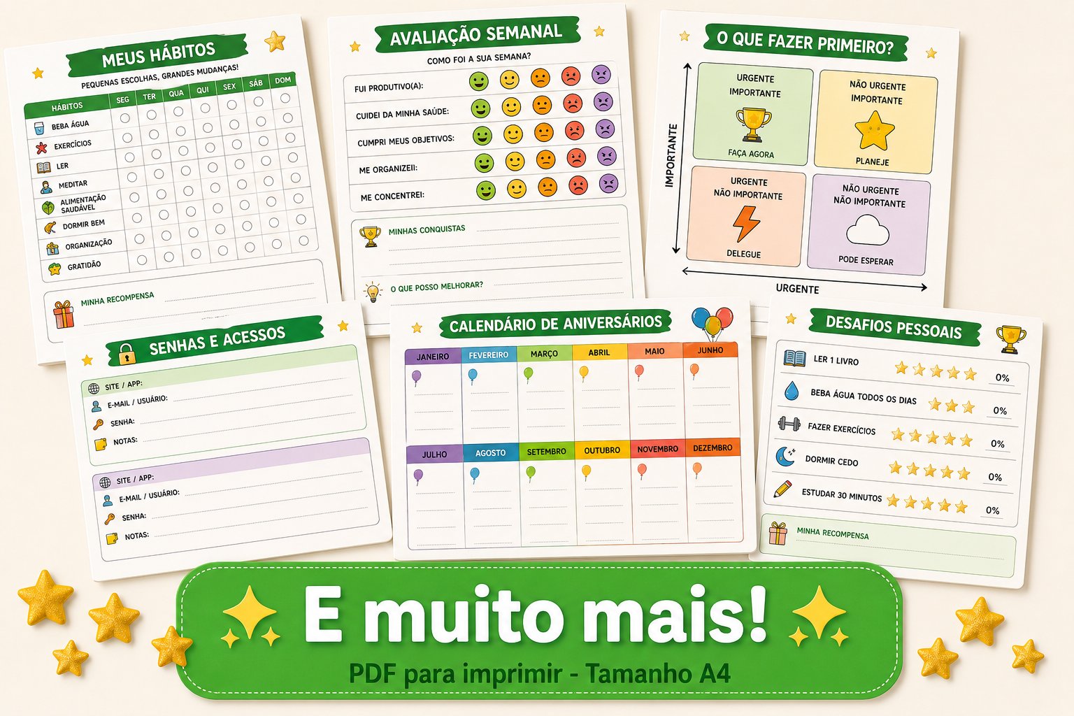 E muito mais!