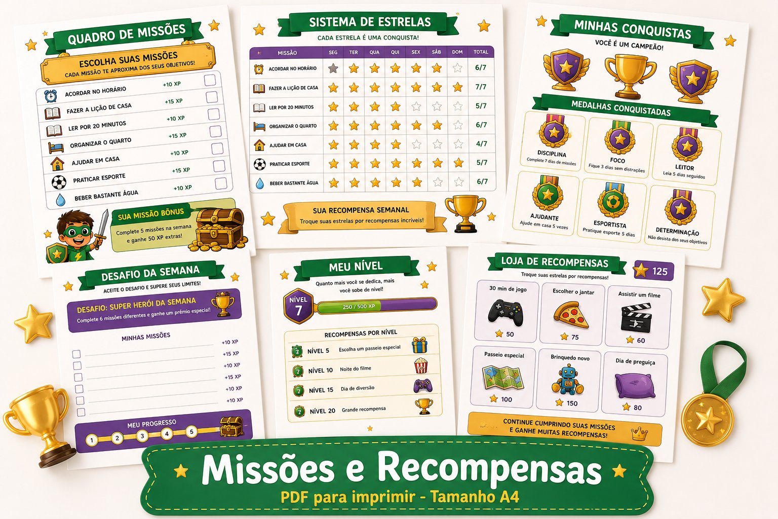 Missões e Recompensas